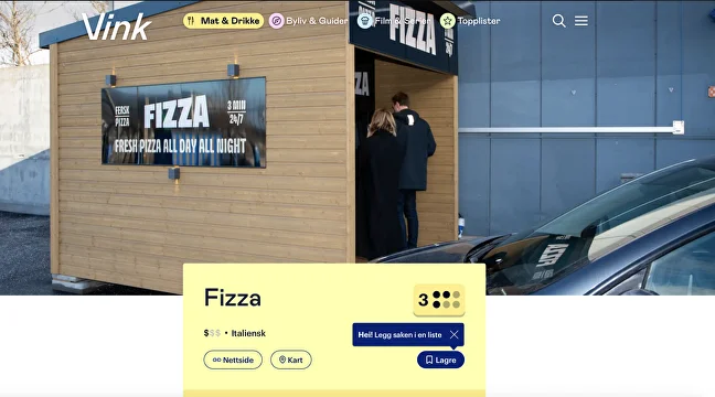 Pizza-automaten var en positiv overraskelse