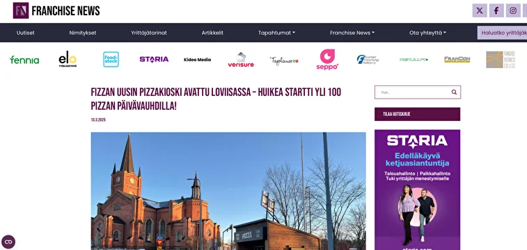 Fizzan uusin pizzakioski avattu Loviisassa – huikea startti yli 100 pizzan päivävauhdilla!