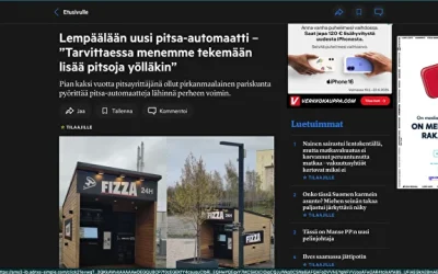 Lempäälään uusi pitsa-automaatti – ”Tarvittaessa menemme tekemään lisää pitsoja yölläkin”