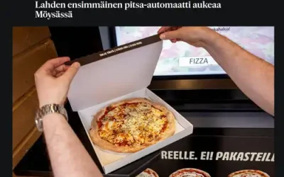 Lahden ensimmäinen pitsa-​automaatti aukeaa Möysässä
