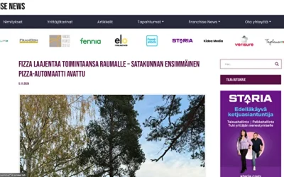 Fizza laajentaa toimintaansa Raumalle – Satakunnan ensimmäinen pizza-automaatti avattu