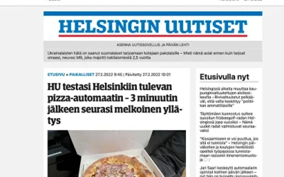 HU testasi Helsinkiin tulevan pizza-​automaatin – 3 minuutin jälkeen seurasi melkoinen yllätys