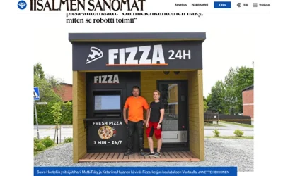 Iisalmessa avautuu Pohjois-​Savon ensimmäinen pitsa-​automaatti: "On mielenkiintoinen näky, miten se robotti toimii"