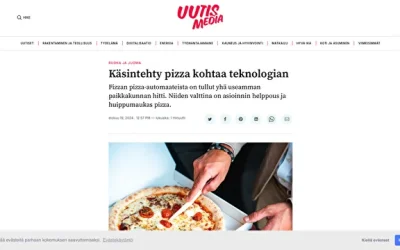 Käsintehty pizza kohtaa teknologian
