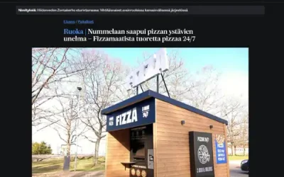 Nummelaan saapui pizzan ystävien unelma – Fizzamaatista tuoretta pizzaa 24/7