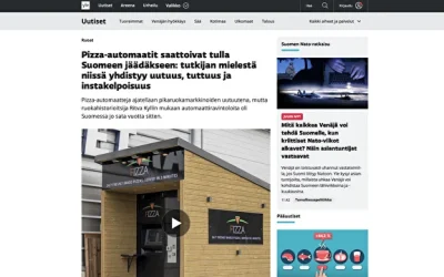 Pizza-automaatit saattoivat tulla Suomeen jäädäkseen: tutkijan mielestä niissä yhdistyy uutuus, tuttuus ja instakelpoisuus